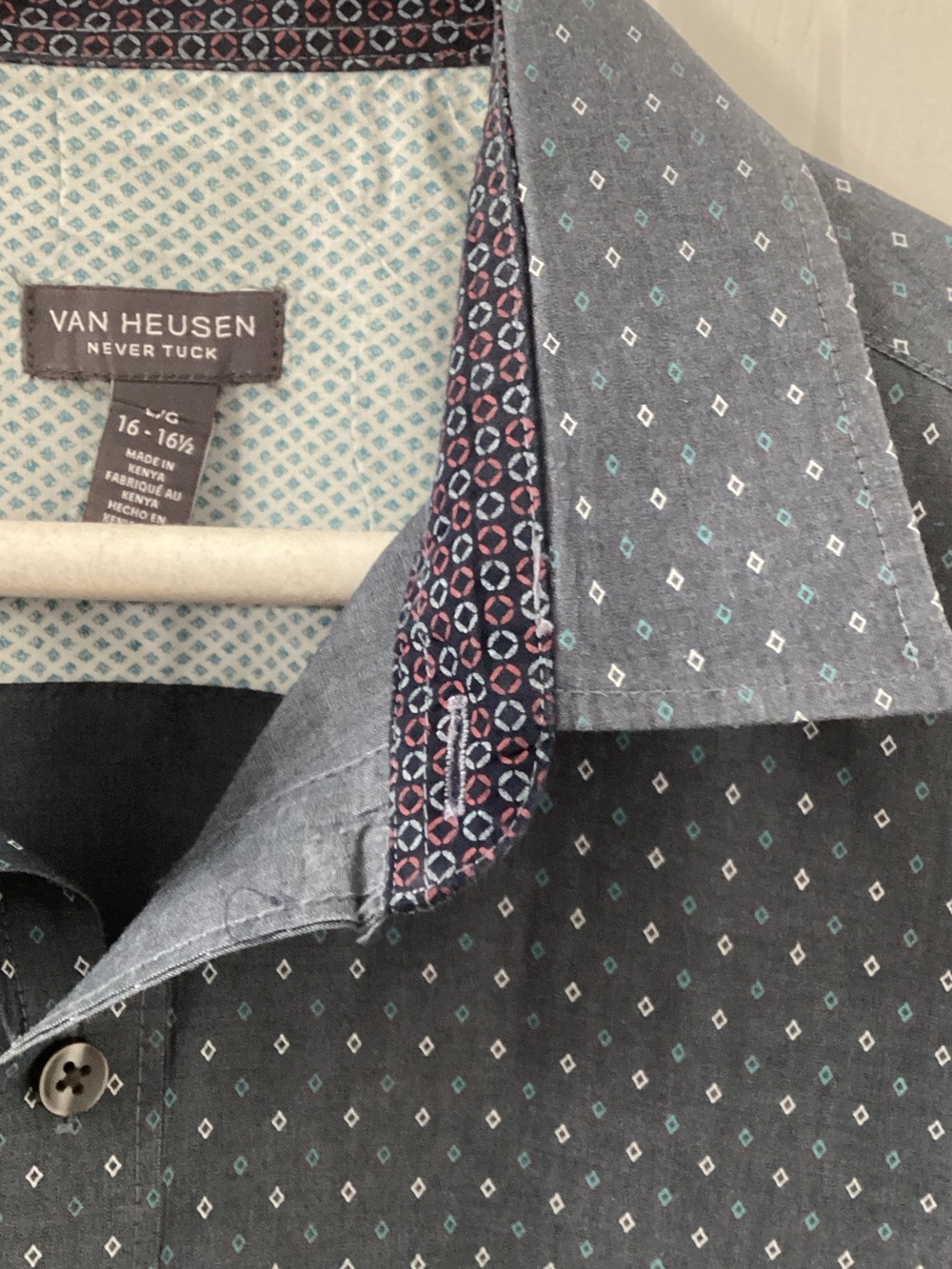Van Heusen Never Tuck Shirt - Picture 3 of 5